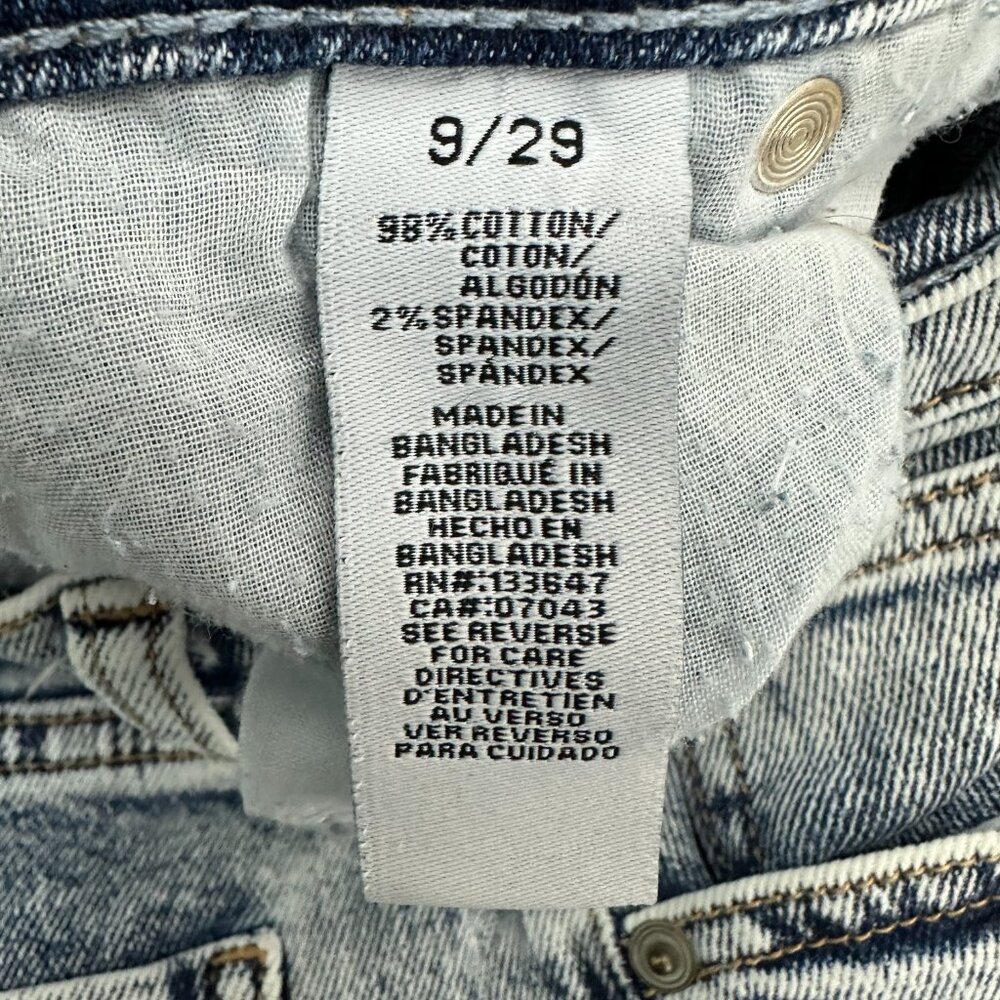 Celebrity Pink The Eleven Distressed‎ Straight Women's size 9 Blue Denim Jeans - Picture 4 of 5
